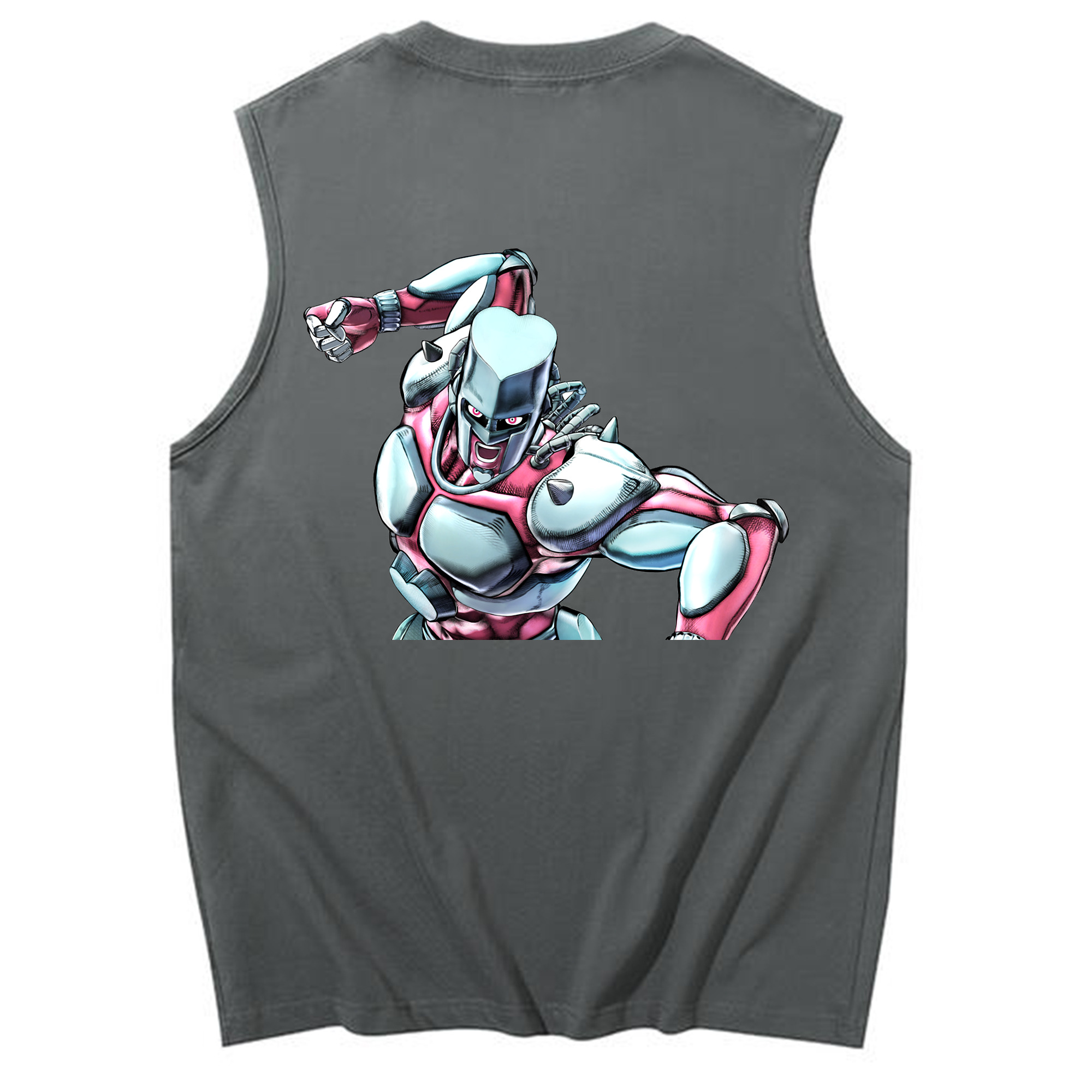 （画像用） ジョジョの奇妙な冒険 ひがしかた じょうすけ JoJo's Bizarre Adventure Higashikata Josuke コットン100％タンクトップ（背面プリント）
